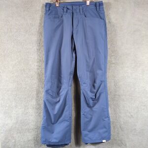 Roxy DryFlight 10K Blue Snow Ski Snowboard Pants Womens Medium Adjustable Waist